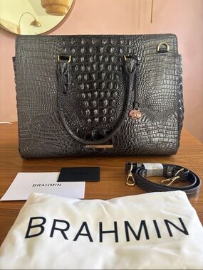 NWT BRAHMIN “Finley Carryall” Sachel